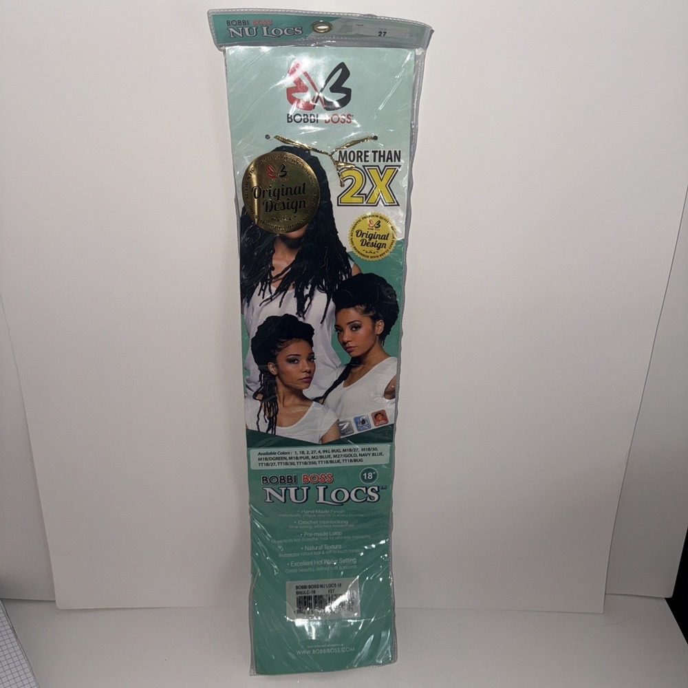 Bobbi Boss Nu Locs Crochet Faux Locs Soft Locs 18" color #27